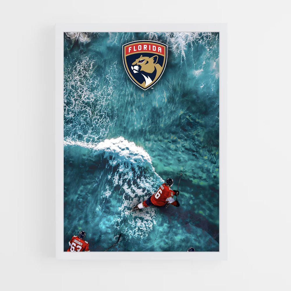 Poster Splash de Panthers – affiche Hockey sur glace (vue 3)